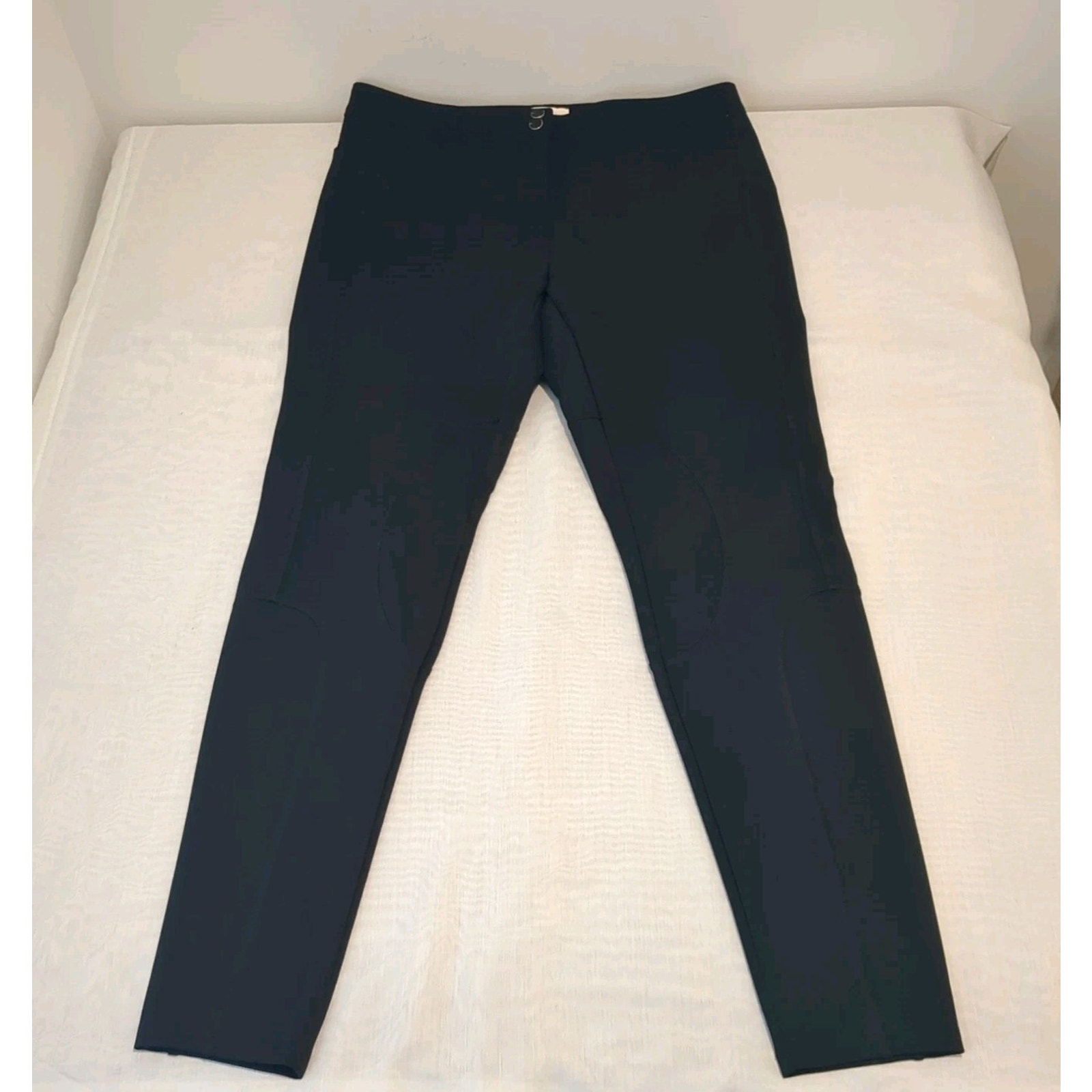 Etcetera Womens 10 Black Riding Pants Equestrian Stretch Outdoor Luxury